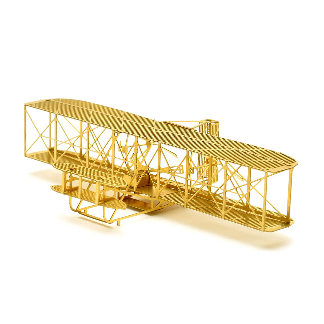 StratoStudio B16001 Micro Wing Series 1/160 DIY 3D Metal Assembly Biplane Model Creative Toy