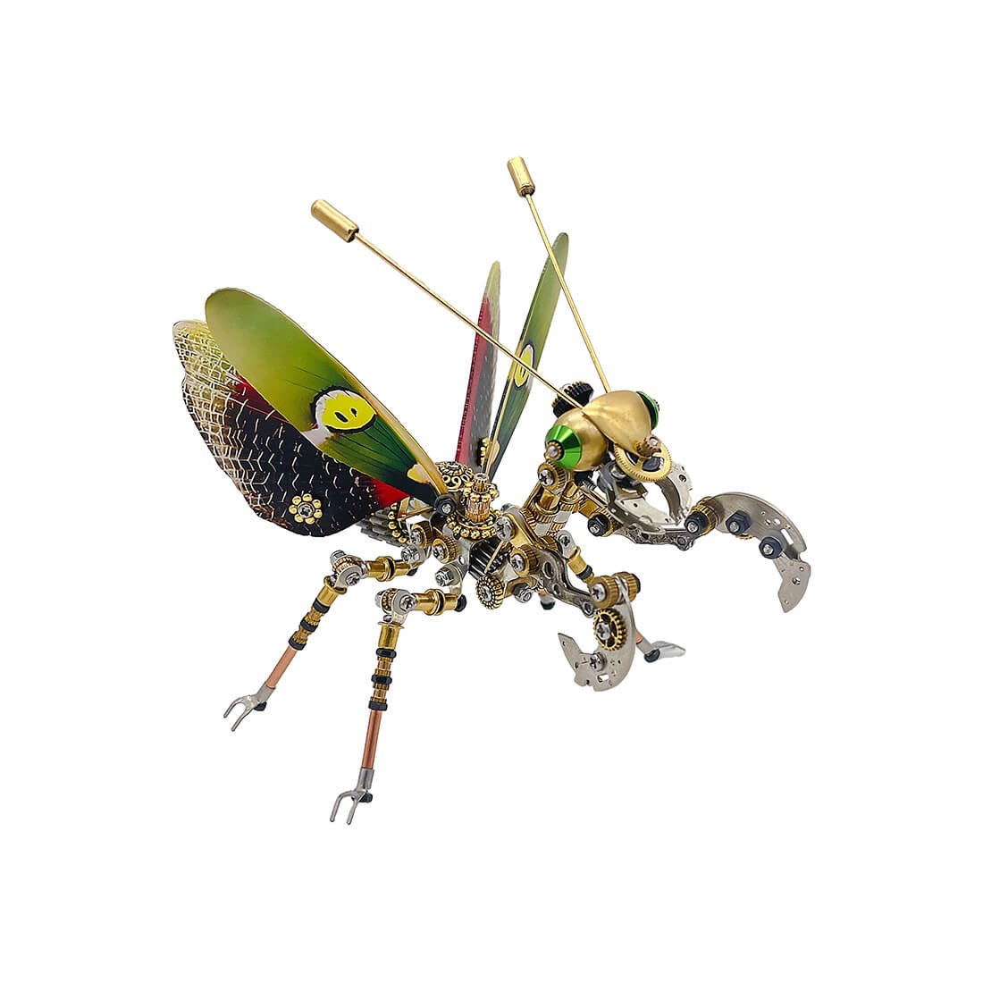 Steampunk Mechanical Mantis 3D DIY Metal Puzzle Model Kit Assembly (300PCS+)