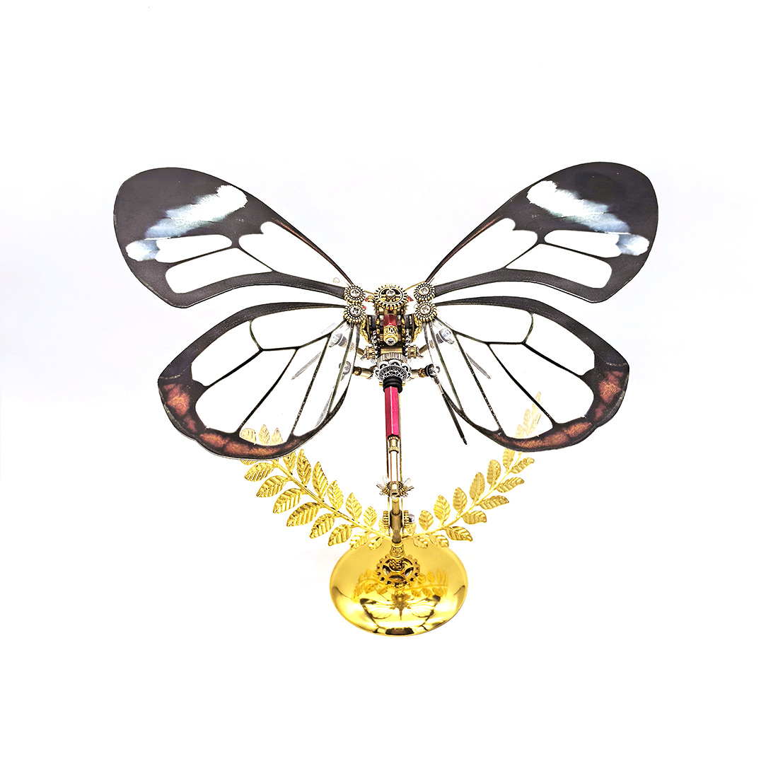 Glasswing Butterfly Greta Oto Assembly 3D Metal Model Kit for Insect Lovers