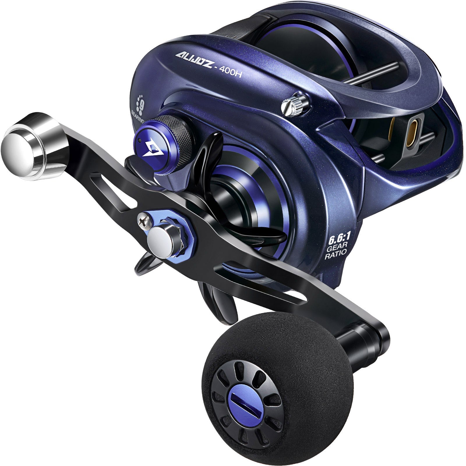 Piscifun Alijoz 400 Saltwater Freshwater Baitcasting Reel With Bait Clicker