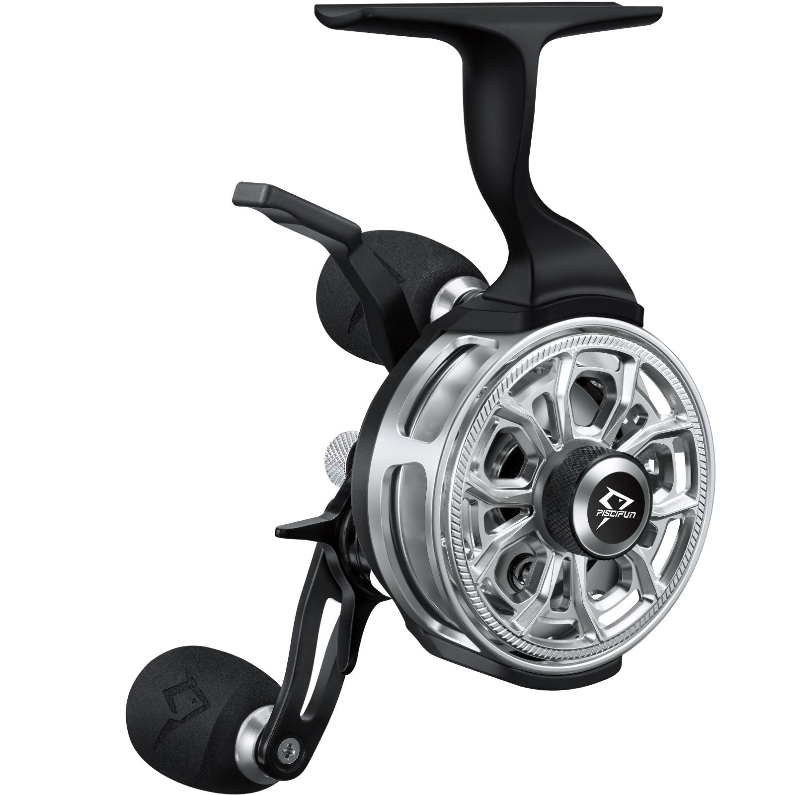 Piscifun ICX Carbon Ice Fishing Reel, Structure Upgrade Magnetic Drop System Inline Ice Fishing Reel