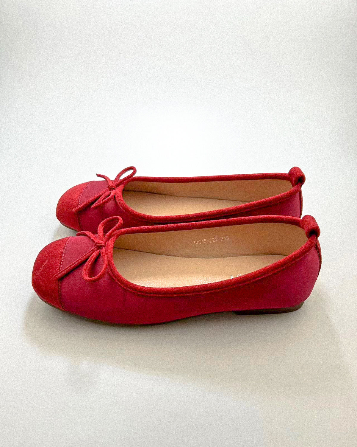 Round Toe Tie Bow Ballet Flats