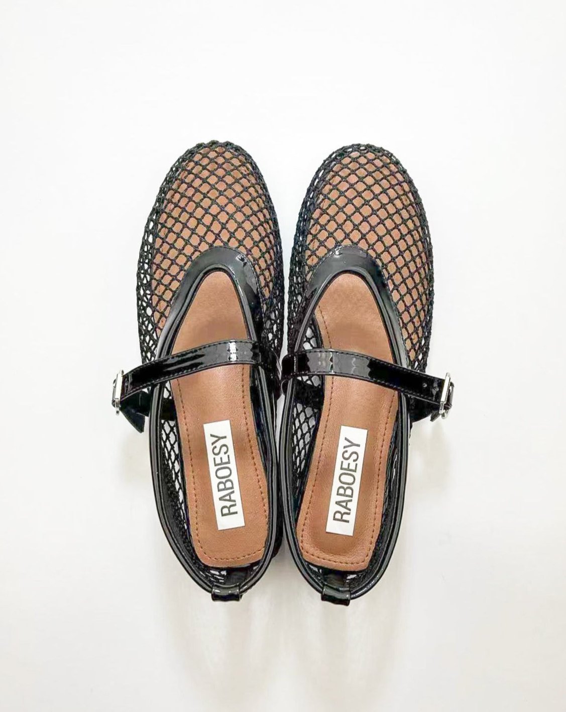 Mesh Hollow Ballet Flats