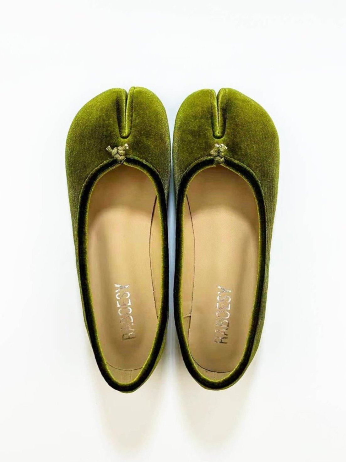 Velvet Tabi Ballet Flats