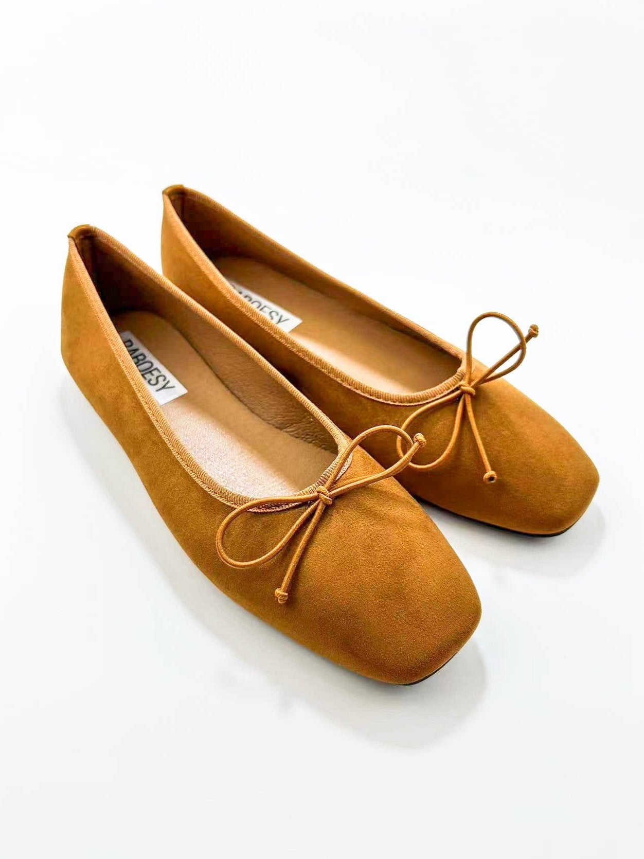 Round Toe Bow Tie Flats