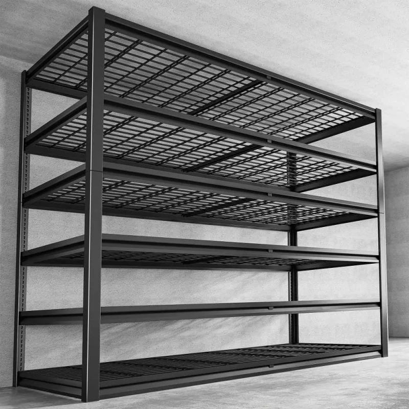 REIBII 6-Tier Wire Shelving Unit 3500LBS, Metal Storage Shelves