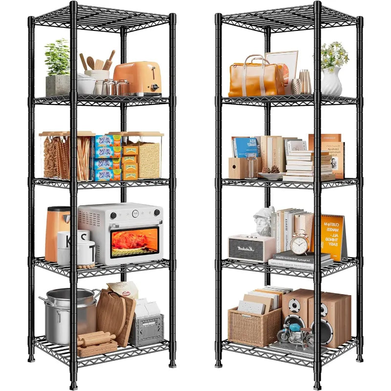 REIBII 2 Pack Storage Shelves, 12''W Wire Shelving