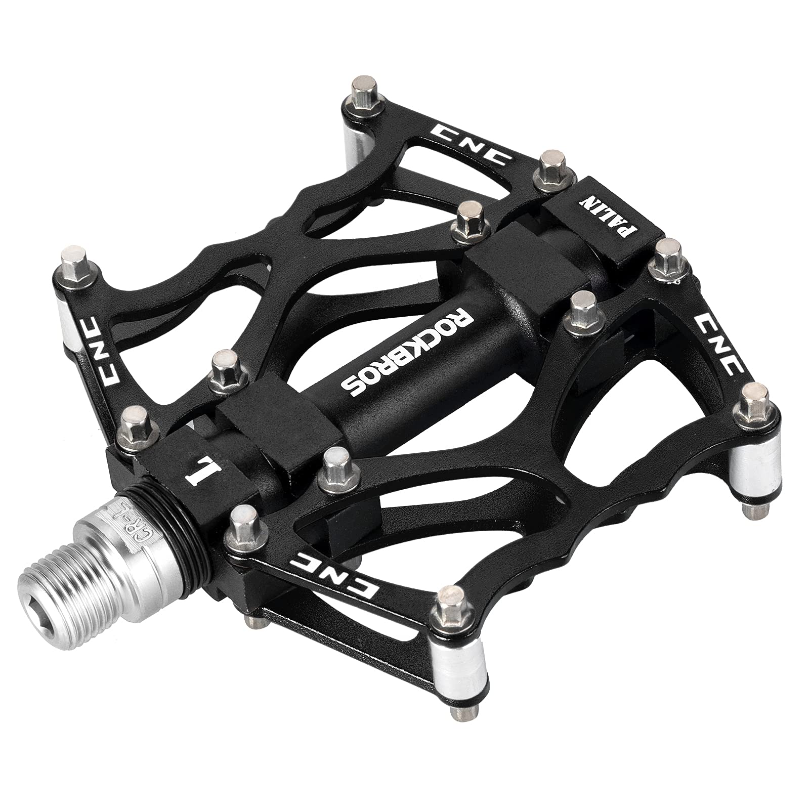 ROCKBROS Lightweight Aluminum Alloy Bike Pedals with Wide Platform Grip