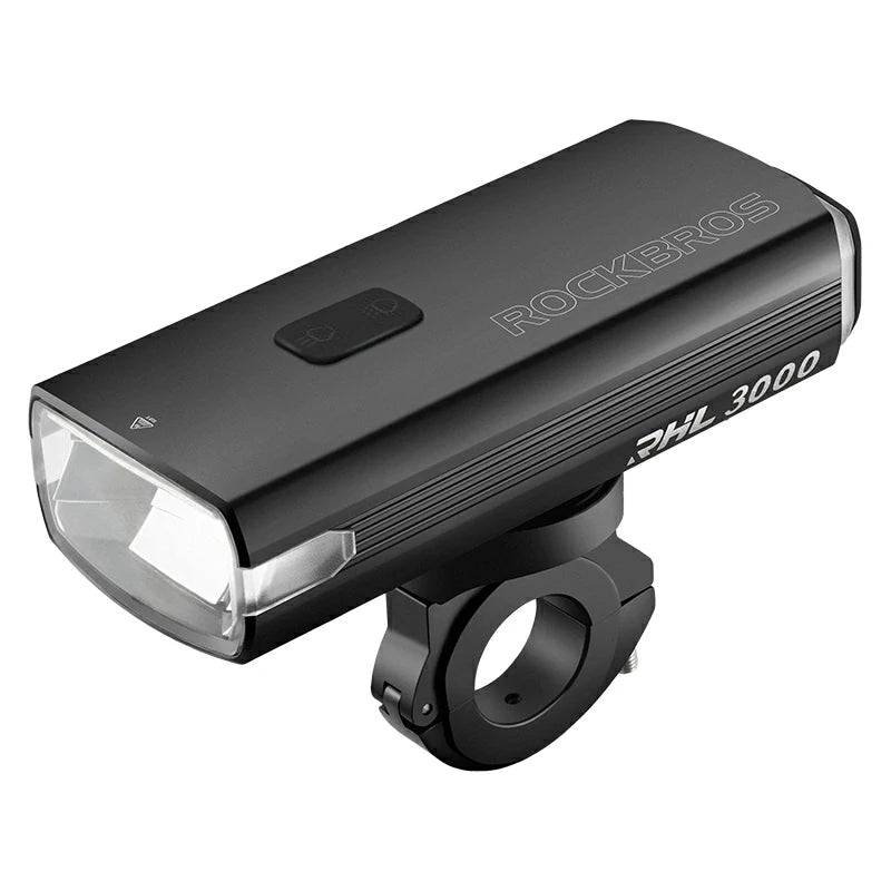 ROCKBROS 3000 Lumens Bike Light IPX6 Waterproof 10000mAh Battery