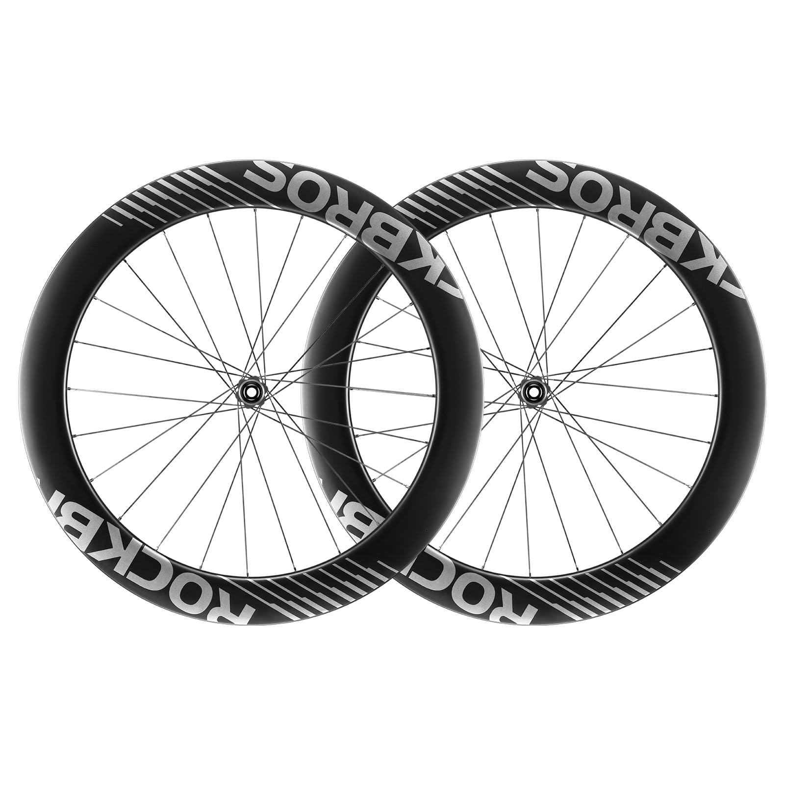 ROCKBROS 700c Carbon Fiber Disc Rim 38/50/65 mm  1.6-1.7 kg Clincher Wheelset