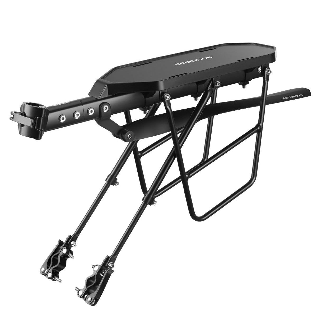 ROCKBROS Quick Release Rear Bike Cargo Rack, Adjustable for 26”-29” Mountain Bikes