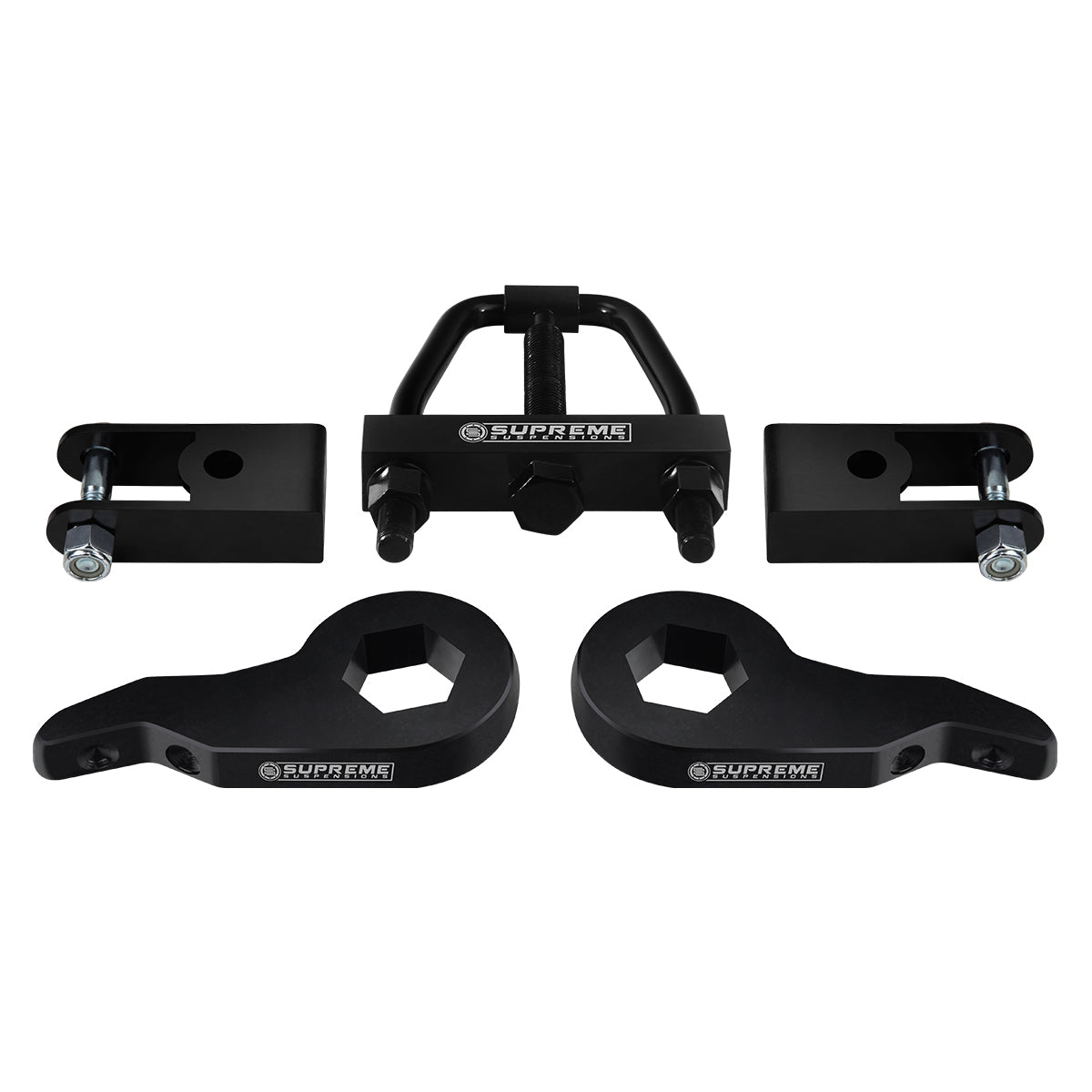 2000-2006 Chevy Suburban 1500 Front Suspension Lift Kit w/ Shock Extenders & Install Tool 4WD 4x4