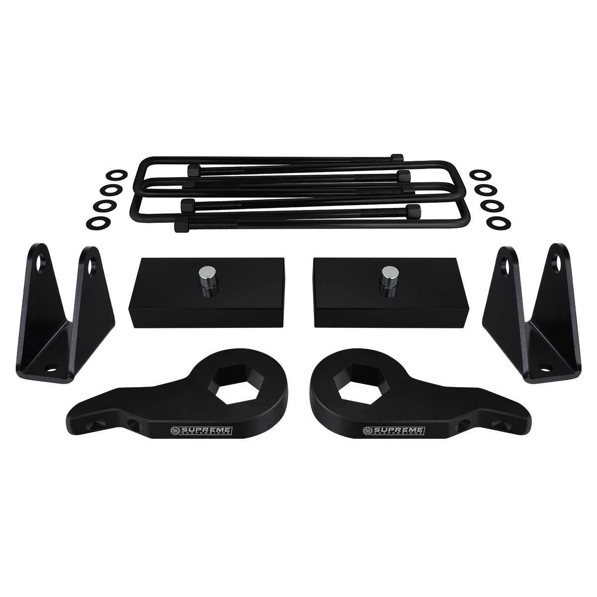 1988-1999 Chevy K3500 Full Suspension Lift Kit 4WD 4x4 Front Lift 1" - 3" + Rear Lift 1"