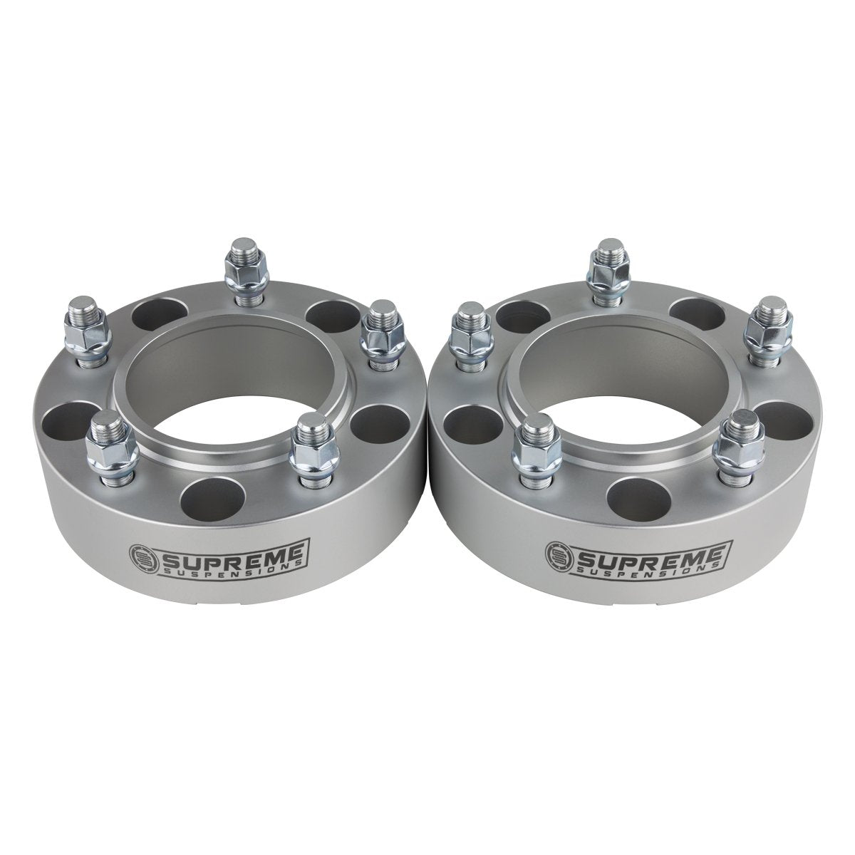 2007-2021 Toyota Tundra 2WD 4WD Wheel Spacers (Hub Centric) Silver (x2) Piece 2" Spacer