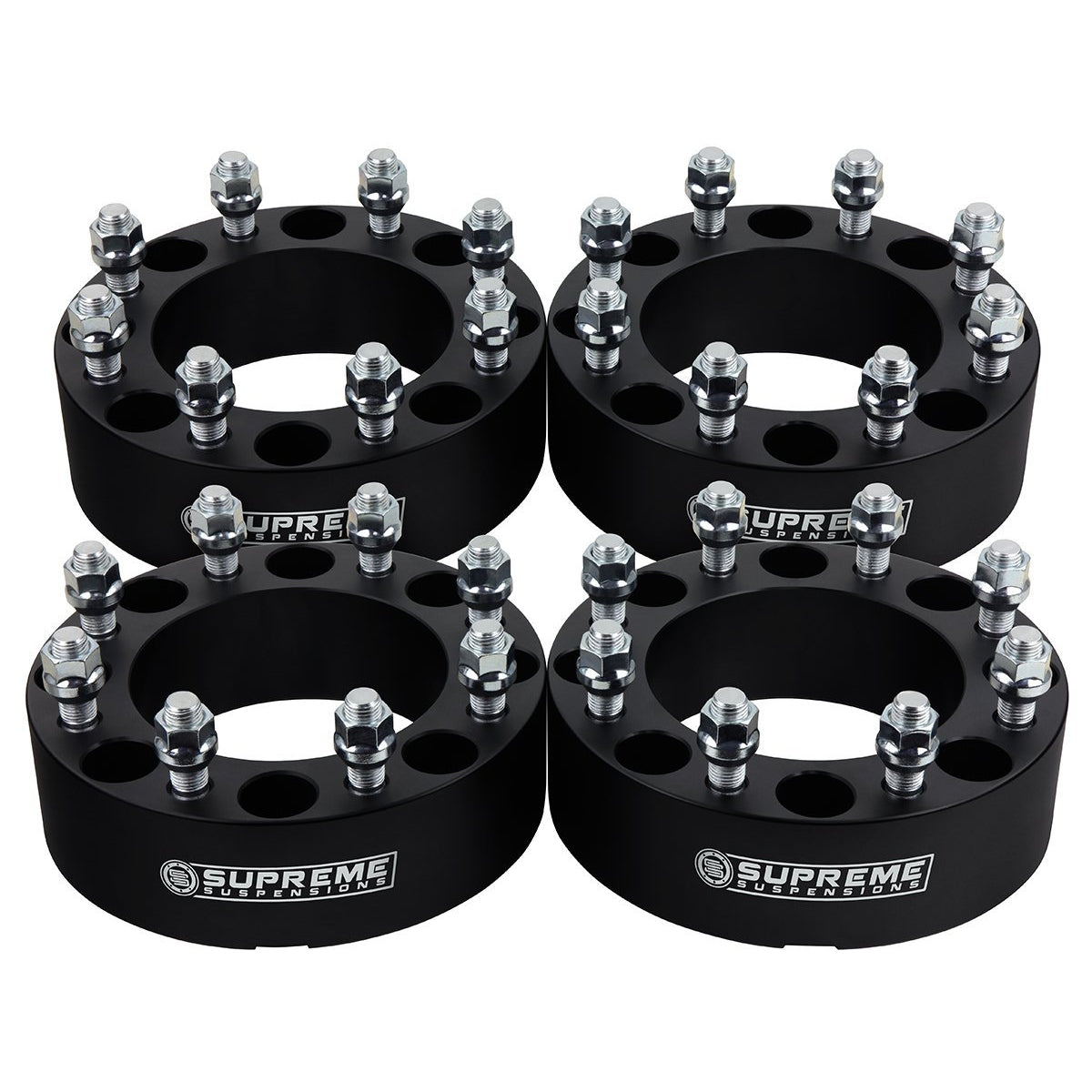 2010-2014 Dodge Ram 2500 1.5" Wheel Spacers Black (x4) Piece M14 x 1.5