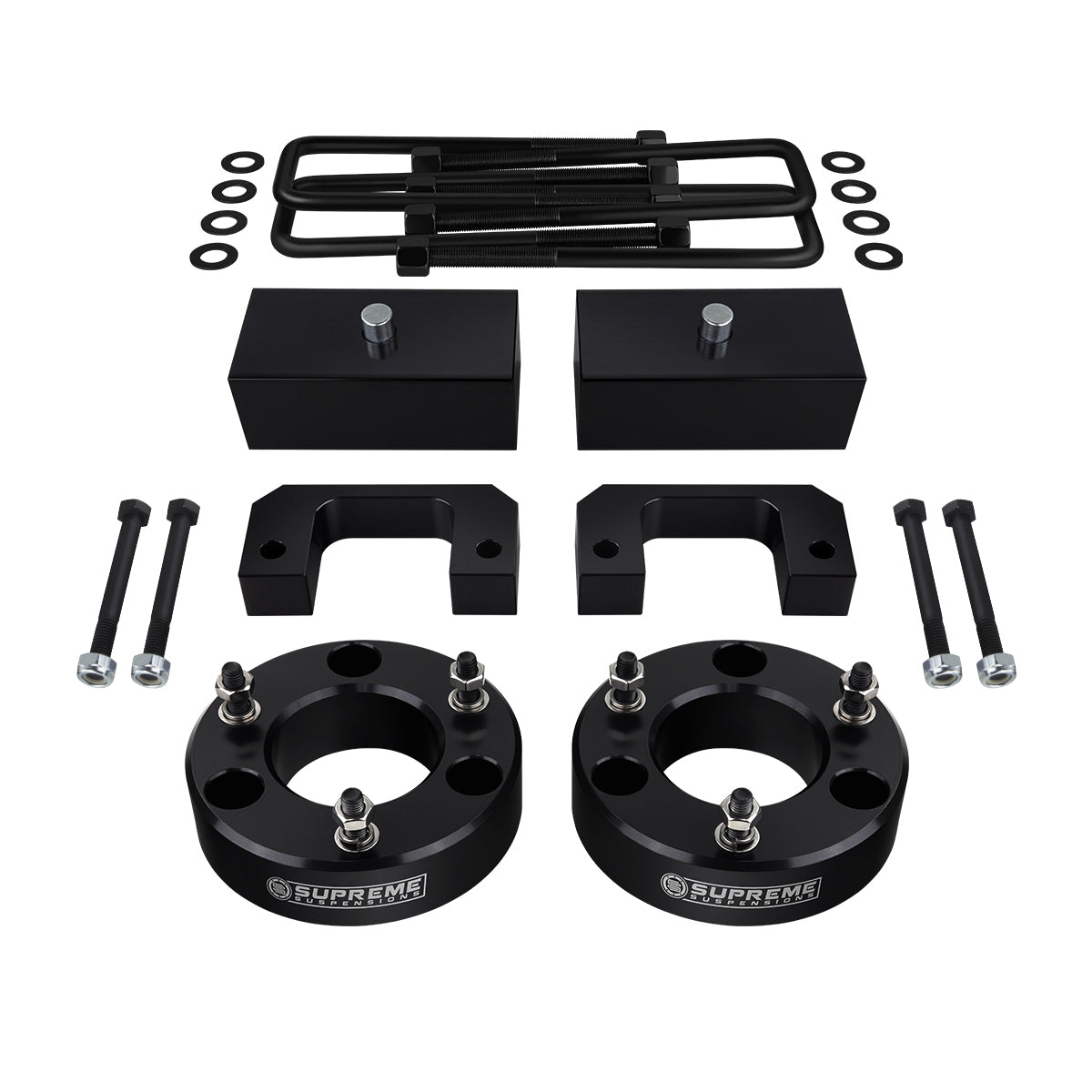 2007(New)-2018 Chevy Silverado 1500 Full Suspension Lift Kit 2WD 4WD Front Lift 3.5" + Rear Lift 1"