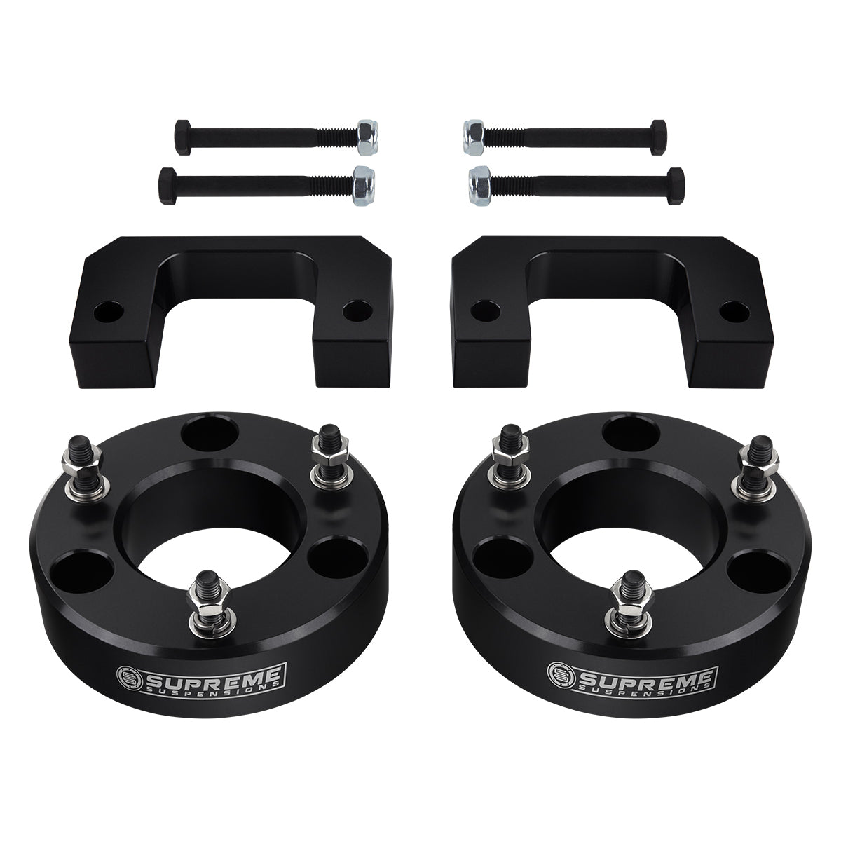 2007(New)-2022 Chevy Silverado 1500 Front Suspension Lift Kit 2WD 4WD Front Lift 3.5" Black