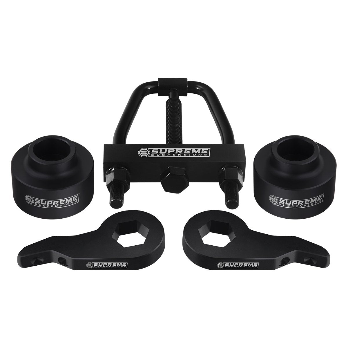 2000-2006 Chevy Tahoe Full Suspension Lift Kit & Install Tool 2WD 4WD Delrin Composite + Rear Lift 1.5"