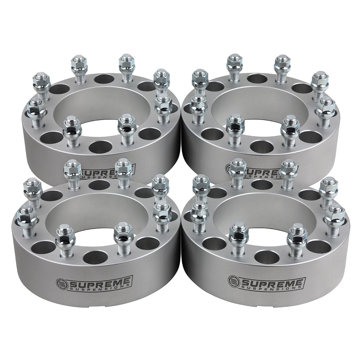 2002-2006 Chevy Avalanche 2500 2WD 4WD Wheel Spacers Silver (x4) Piece 1.5" Spacer