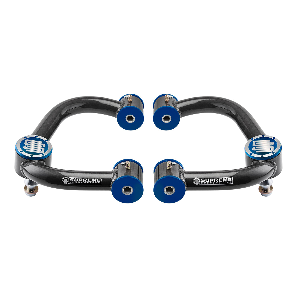 2004-2022 Ford F-150 Upper Control Arms with Uni-Ball FK Bearings & Polyurethane Bushings 2WD 4WD Blue