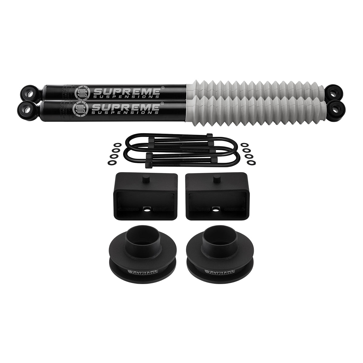 2002-2008 Dodge Ram 1500 Full Suspension Lift Kit with Rear MAX Performance Shocks 2WD Front Lift 3" + Rear Lift 3"