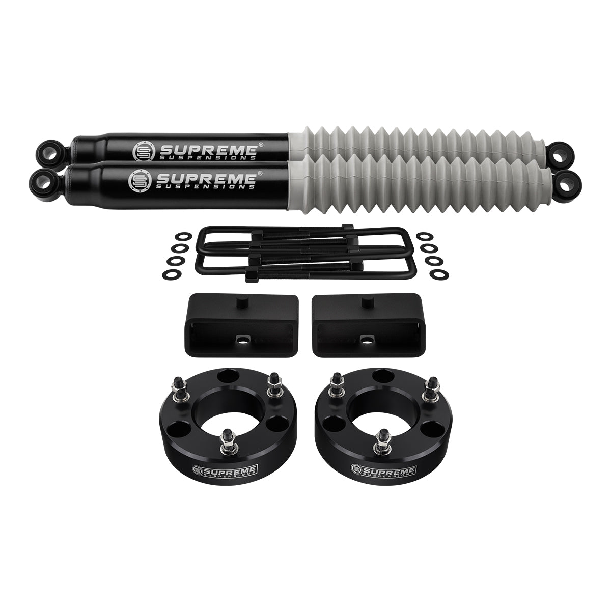 2004-2015 Nissan Titan Full Suspension Lift Kit with Rear MAX Performance Shocks 2WD 4WD Front Lift 3" + Rear Lift 2"