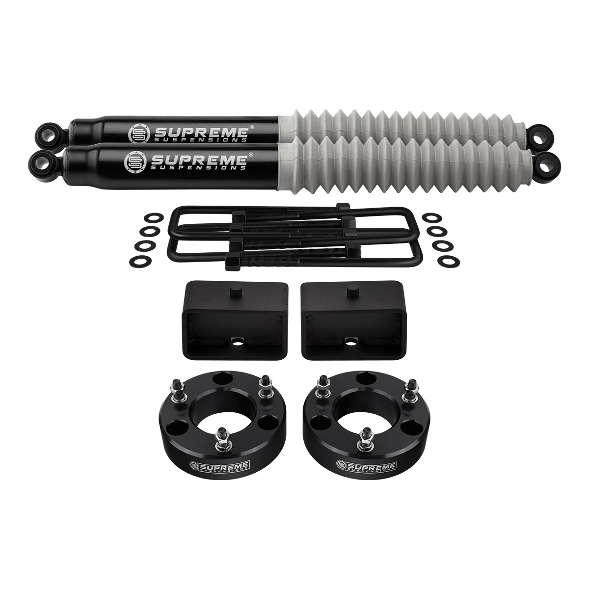 2004-2015 Nissan Titan Full Suspension Lift Kit with Rear MAX Performance Shocks 2WD 4WD Front Lift 3" + Rear Lift 3"