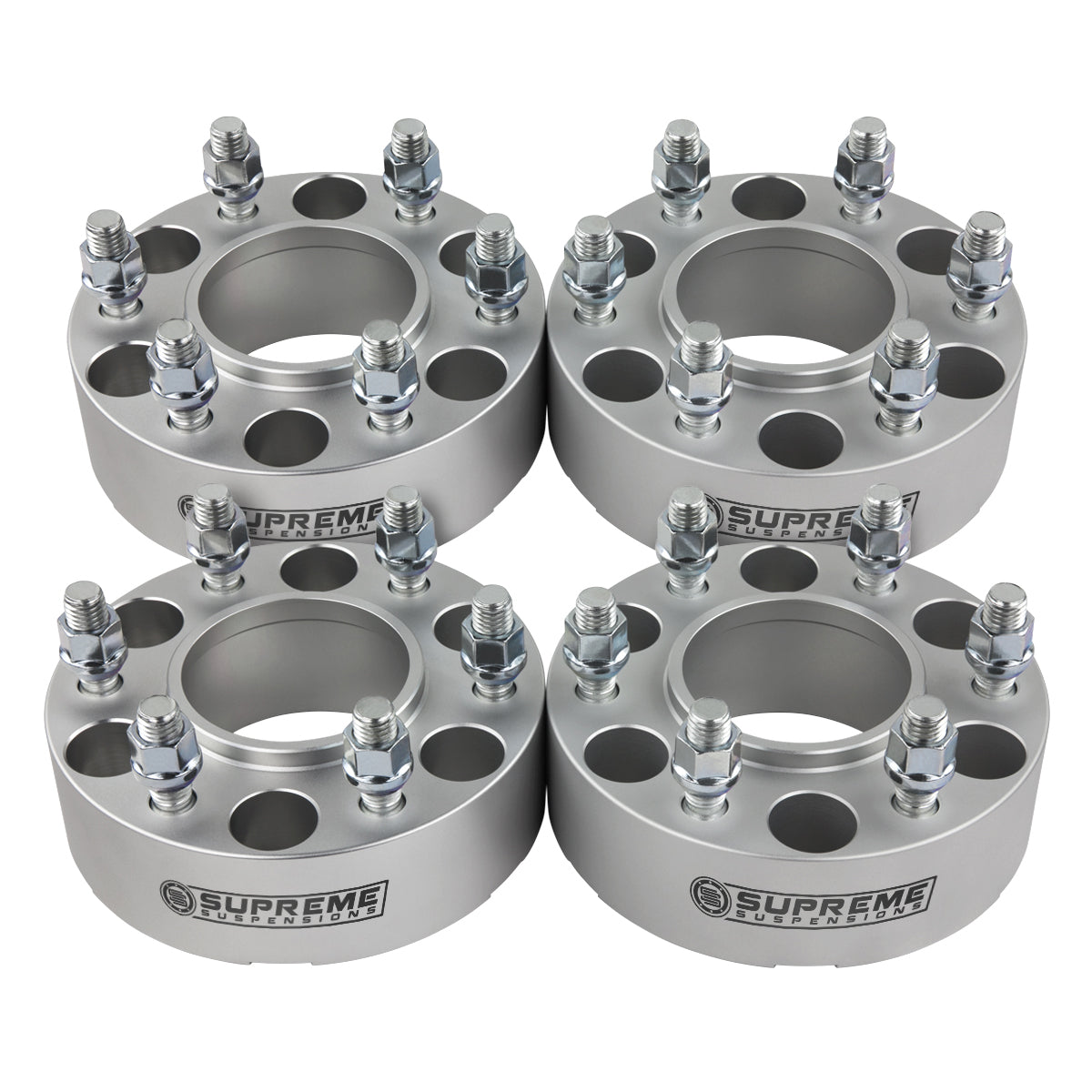 2000-2006 Toyota Tundra 2wd 4wd Wheel Spacers (Hub Centric) Silver (x4) Piece 1.5" Spacer