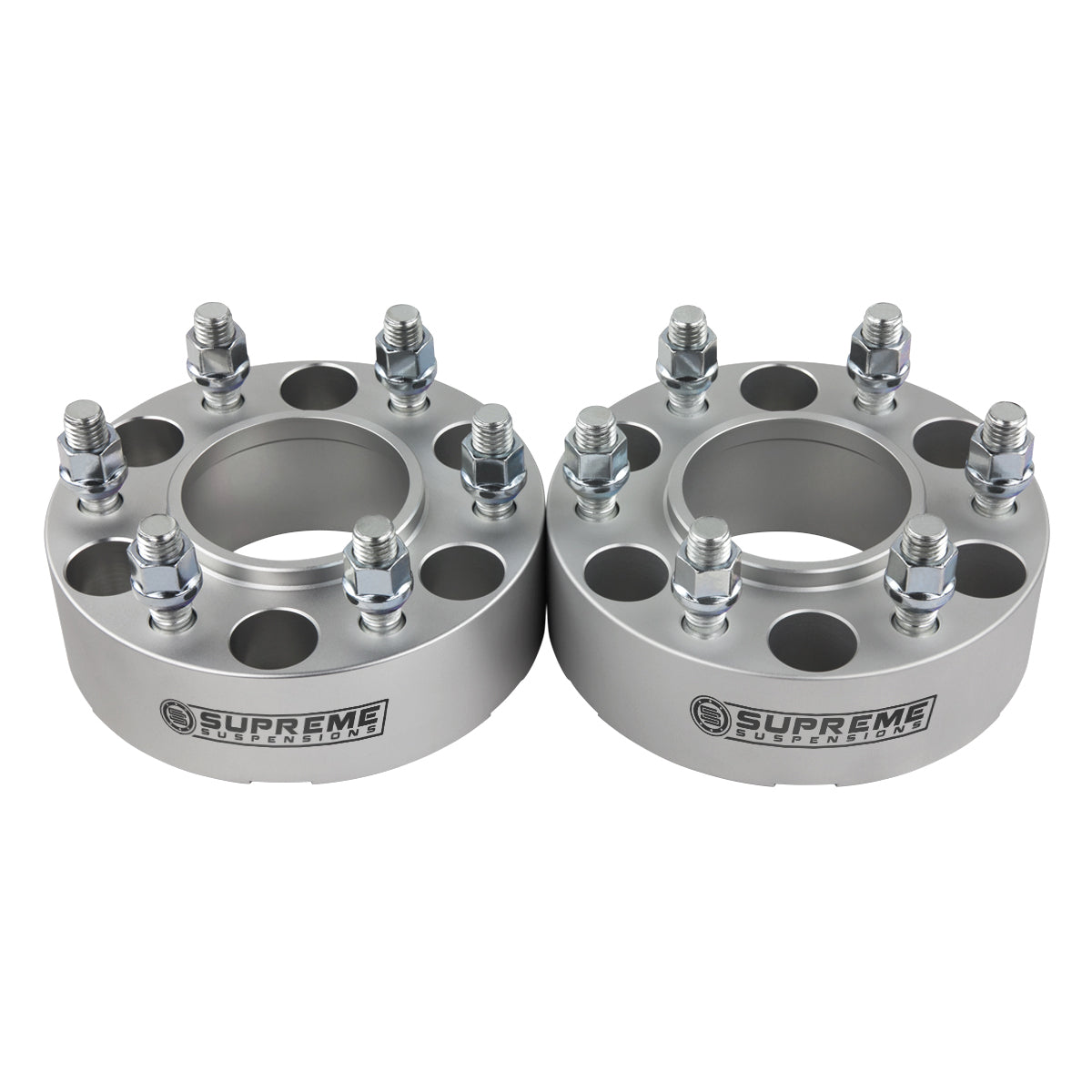 2000-2006 Toyota Tundra 2wd 4wd Wheel Spacers (Hub Centric) Silver (x2) Piece 2" Spacer