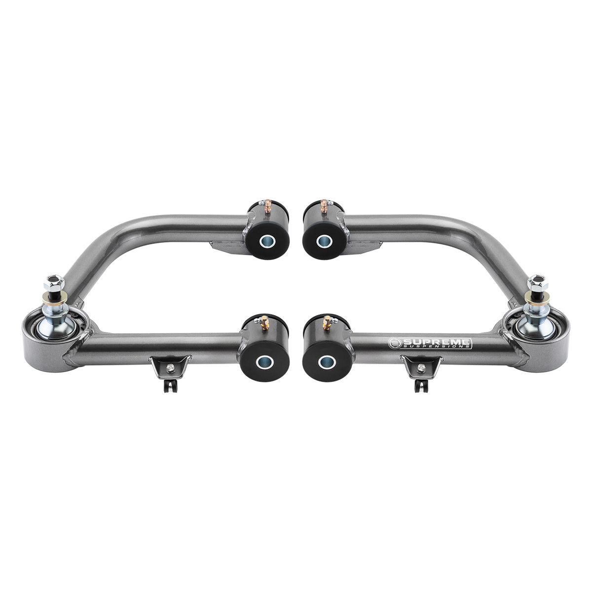 2008-2020 Toyota Sequoia Uni-Ball Upper Control Arms with FK Bearings & Polyurethane Bushings 2WD 4WD Black Bushings