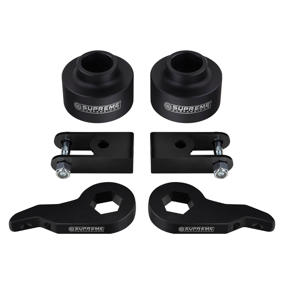 2000-2006 Chevy Suburban 1500 Full Suspension Lift Kit & Shock Extenders 4WD 4x4 Delrin Composite 1.5"