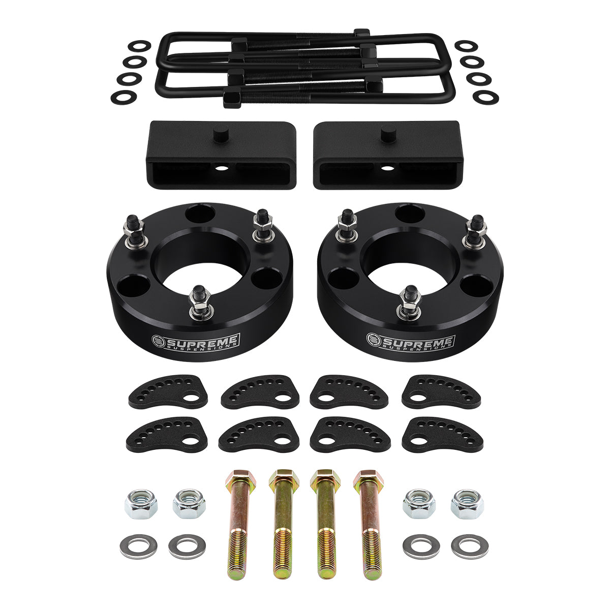 2007-2019 Chevrolet Silverado 1500 Full Lift Kit With Upper Arm Camber/Caster Alignment Kit Front 3" + Rear 1.5"