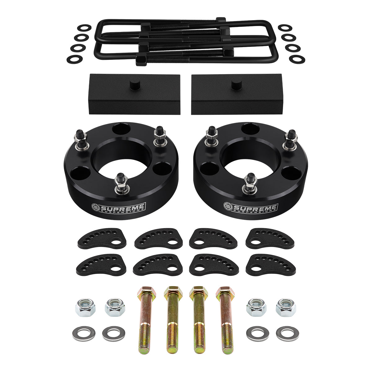 2007-2019 Chevrolet Silverado 1500 Full Lift Kit With Upper Arm Camber/Caster Alignment Kit Front 3" + Rear 1"