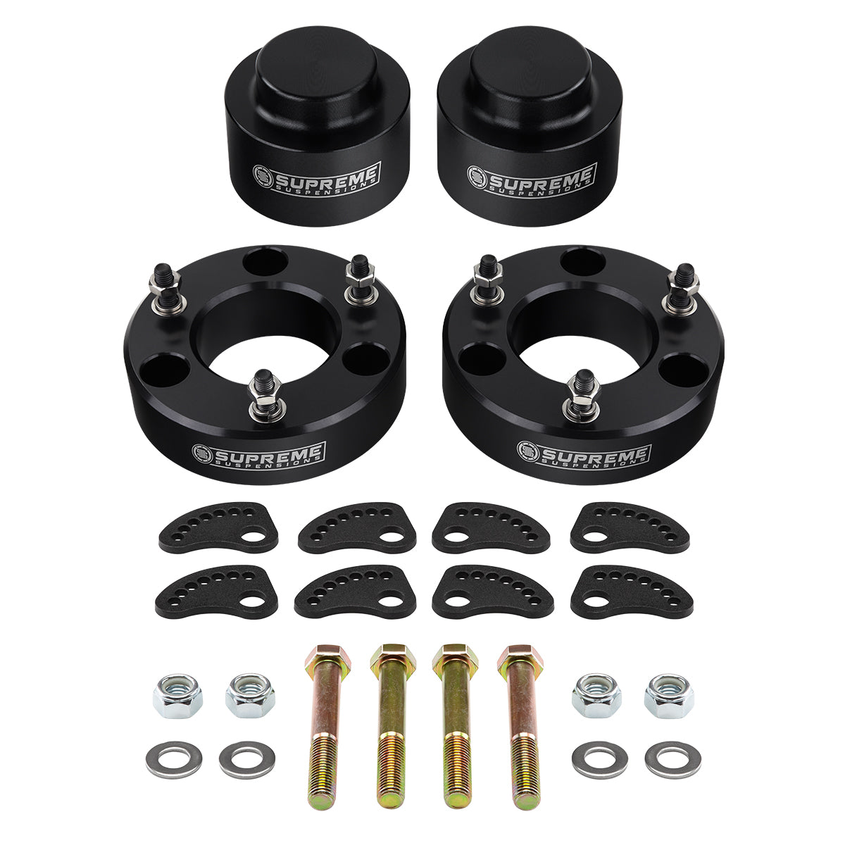 2007-2013 Chevrolet Avalanche 1500 6-Lug Full Lift Kit With Upper Arm Camber/Caster Alignment Kit Front 3" + Rear 2"