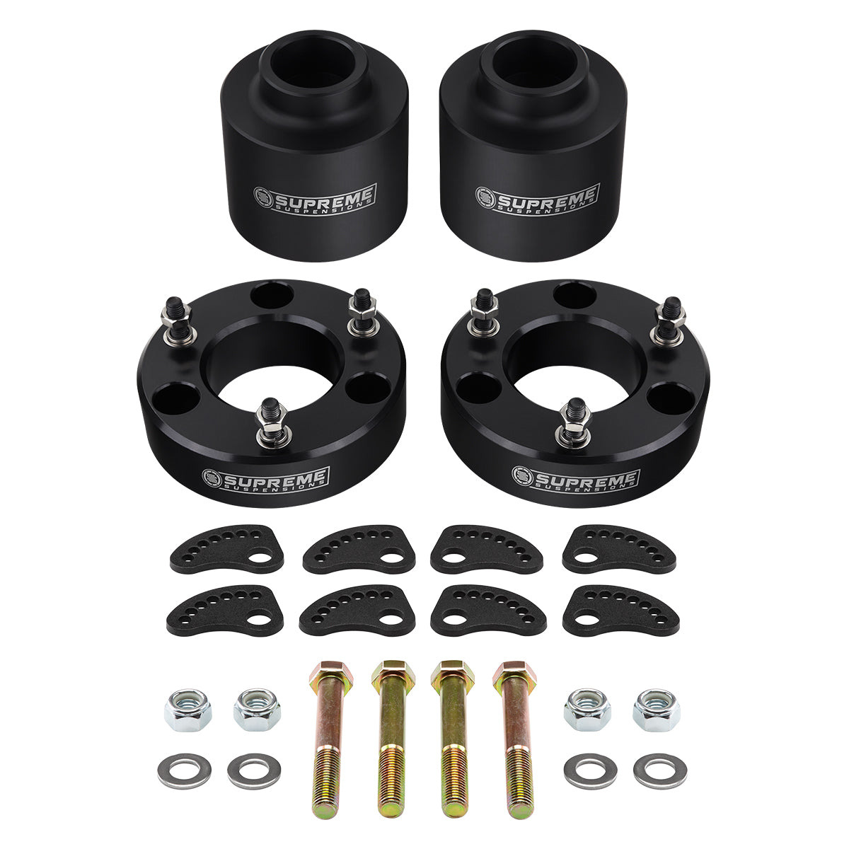 2007-2013 Chevrolet Avalanche 1500 2WD 4WD Full Lift Kit Includes Upper Arm Camber/Caster Alignment Kit Front 3" + Rear 2"