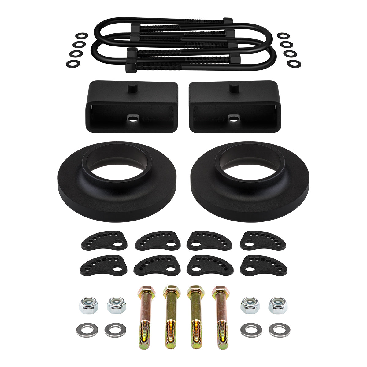 2003-2014 Chevy Express 1500 4x2 Full Lift Kit With Camber/Caster Alignment Kit Front 2" + Rear 2"