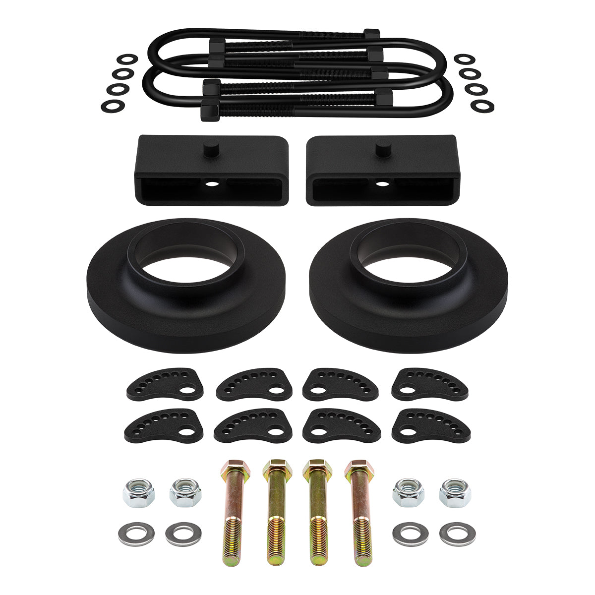 2003-2014 Chevy Express 1500 4x2 Full Lift Kit With Camber/Caster Alignment Kit Front 2" + Rear 1.5"