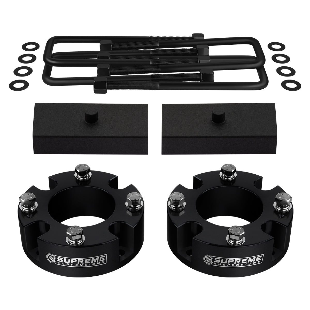 2015-2021 Toyota Tundra TRD PRO Full Suspension Lift Kit 2WD 4WD / SUPREME'S NEW HD STEEL LIFT BLOCKS! Front Lift 2" + Rear Lift 1"