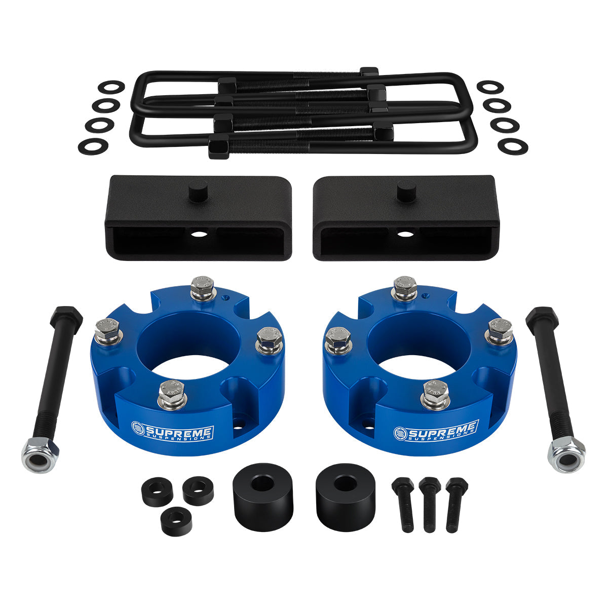 2015-2021 Toyota Tundra TRD PRO Full Suspension Lift Kit with Differential Drop Kit 4WD / SUPREME'S NEW HD STEEL LIFT BLOCKS! Front Lift 2" + Rear Lift 1.5"