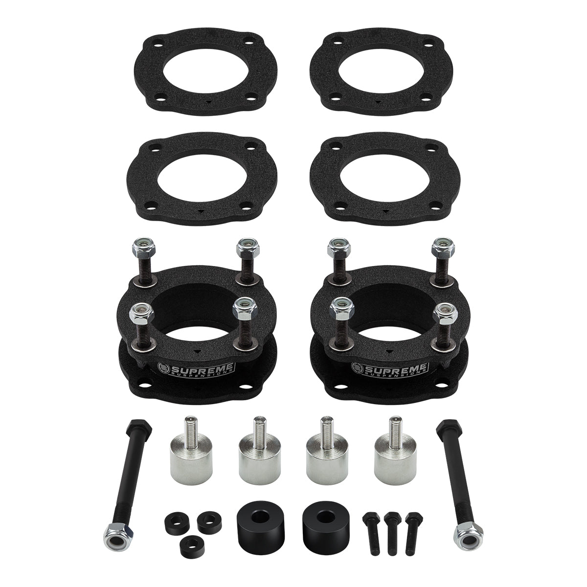 2007-2021 Toyota Tundra 2.5" to 3" Adjustable Front Suspension Leveling Lift Kit with Differential Drop Spacers Kit 4WD