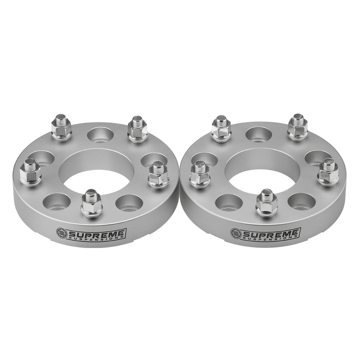 1.25" Wheel Adapters (5 X 139.7MM TO 5 X 127MM) For 1994-2001 Dodge Ram 1500 x2 Spacers Wheel Spacer Silver