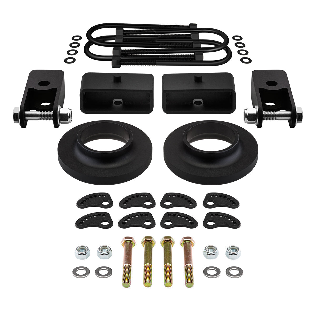 2009-2017 GMC Savana 4500 2WD Full Lift Kit + UCA Camber/Caster Alignment Kit Front 2" + Rear 2"