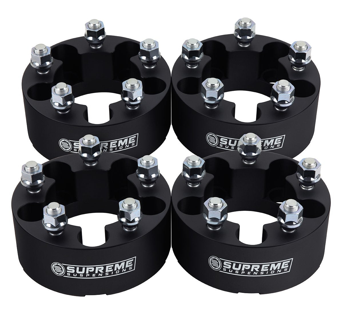 1984-2001 Jeep Cherokee XJ 2wd 4wd Wheel Spacers Black (x4) Piece 1" Spacer