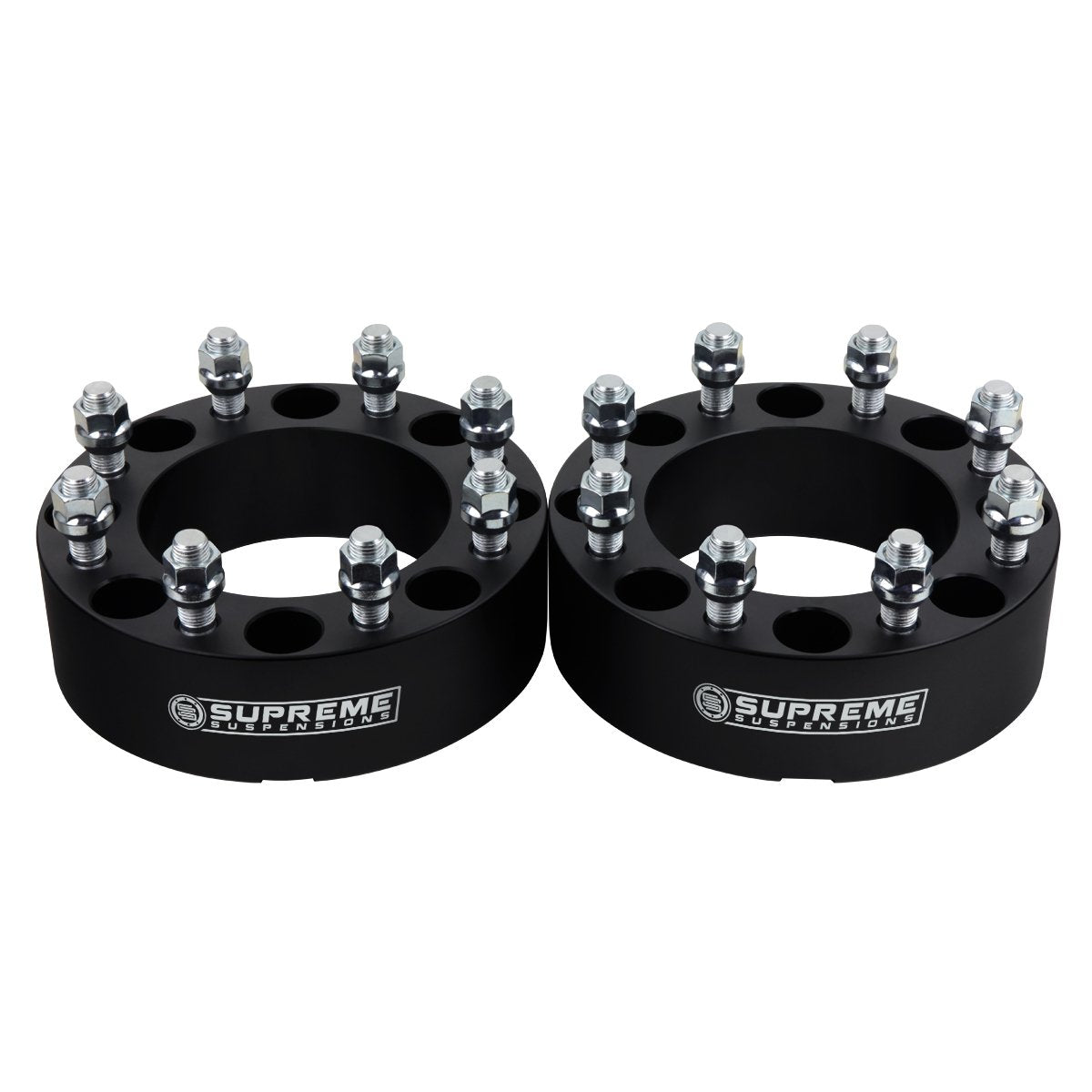 1992-2013 Chevy Suburban 2500 2WD 4WD Wheel Spacers Black (x2) Piece 1.5" Spacer