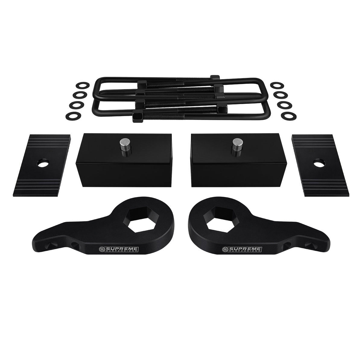 1995-1999 Chevy Tahoe Full Suspension Lift Kit & Shims 4WD 4x4 Front Lift 1" - 3" + Rear Lift 1"