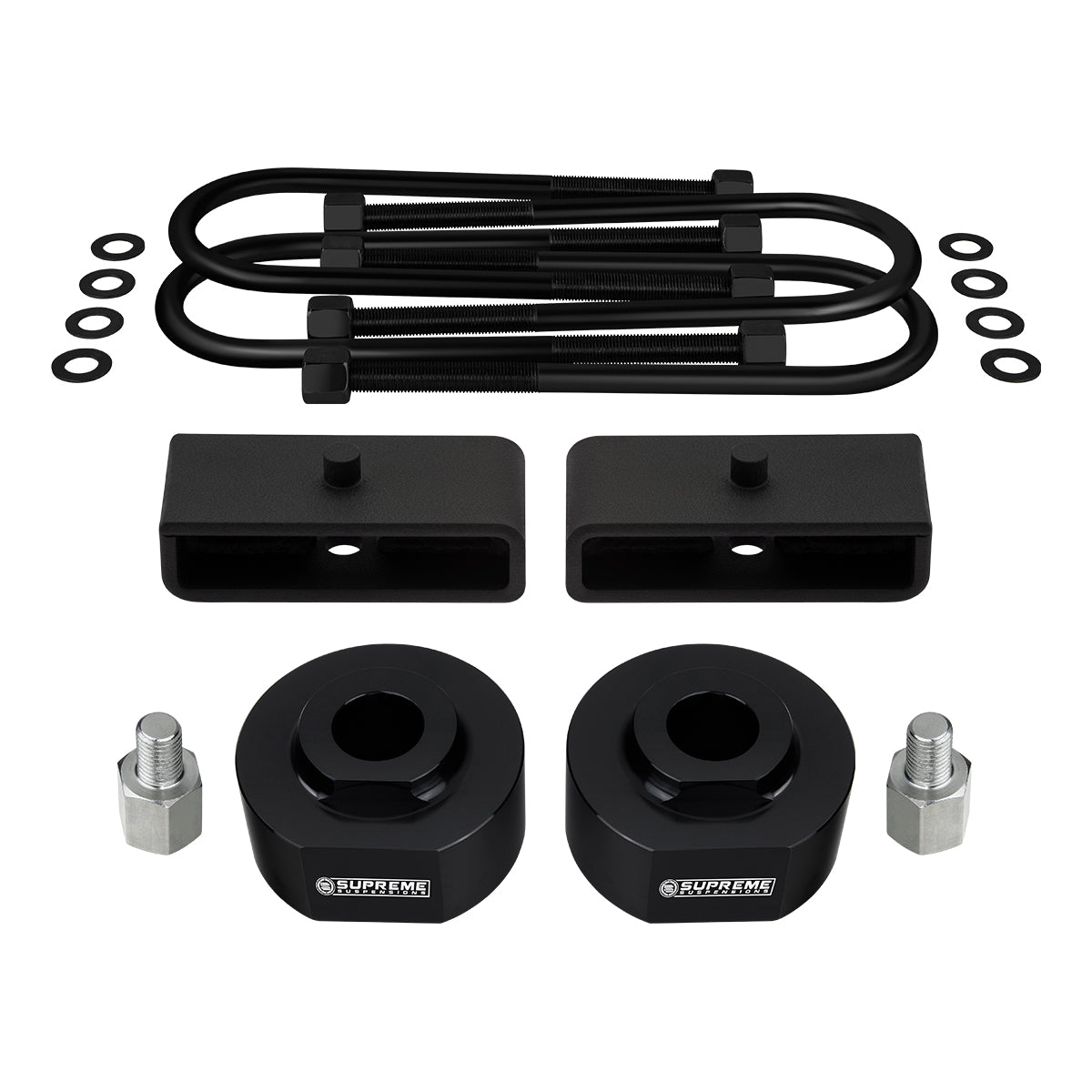 1981-1996 Ford F150 Full Suspension Lift Kit 2WD 4WD 2WD Front Lift 2" + Rear Lift 1.5"