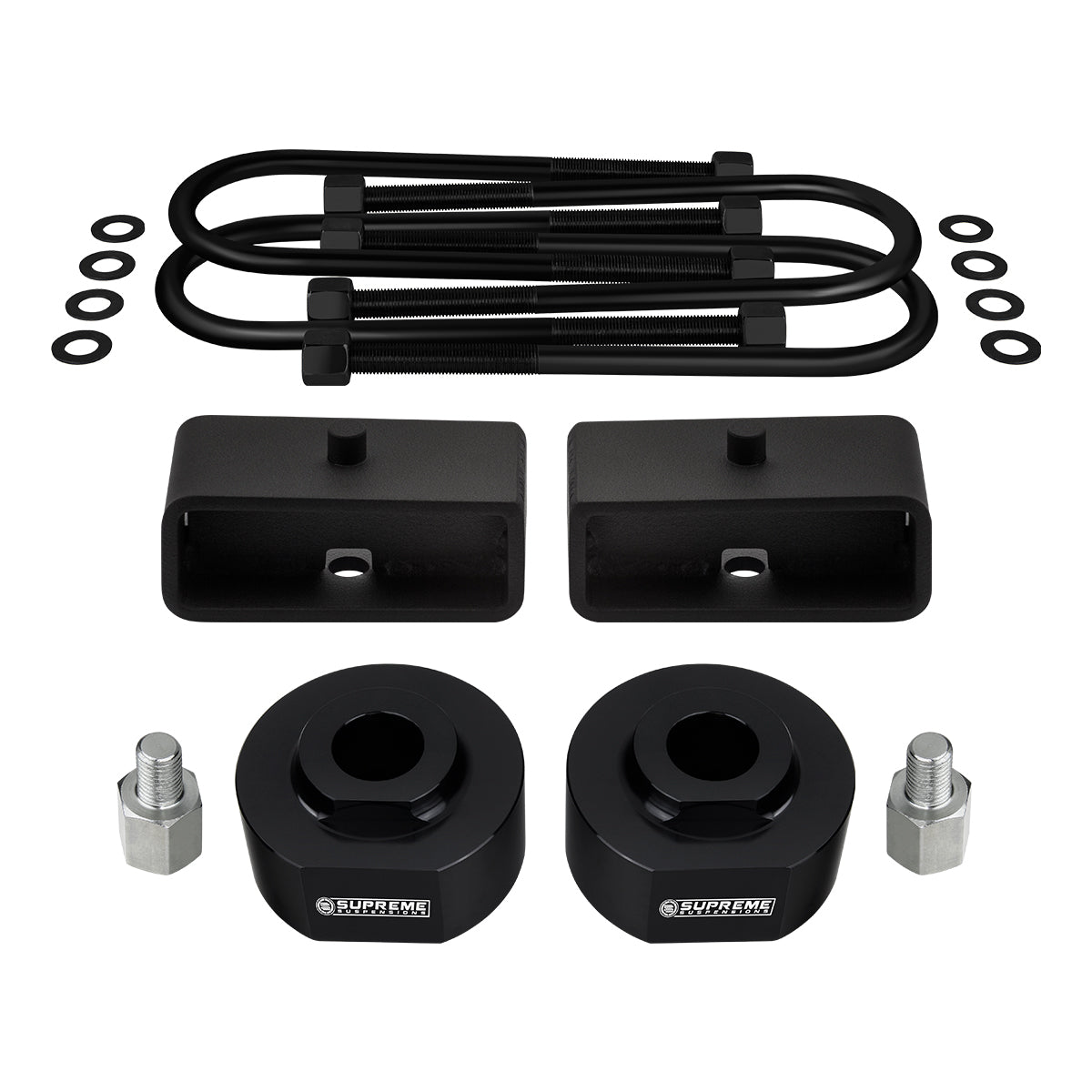 1981-1996 Ford F150 Full Suspension Lift Kit 2WD 4WD 2WD Front Lift 2" + Rear Lift 2"