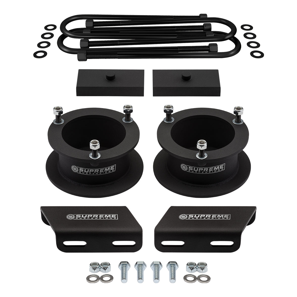 2003-2013 Dodge Ram 2500 4WD 3.5" Rear Axle - Full Suspension Lift Kit with Sway Bar Drop Bracket Front Lift 1.5" + Rear Lift 1"