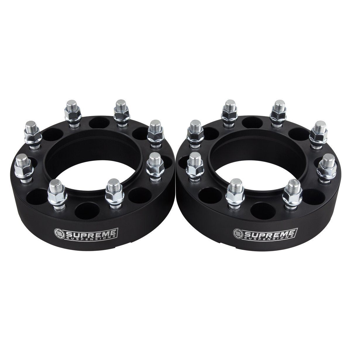 2003-2005 Ford Excursion Hub Centric Wheel Spacers 2WD 4WD Black (x2) Piece 1.5" Spacer