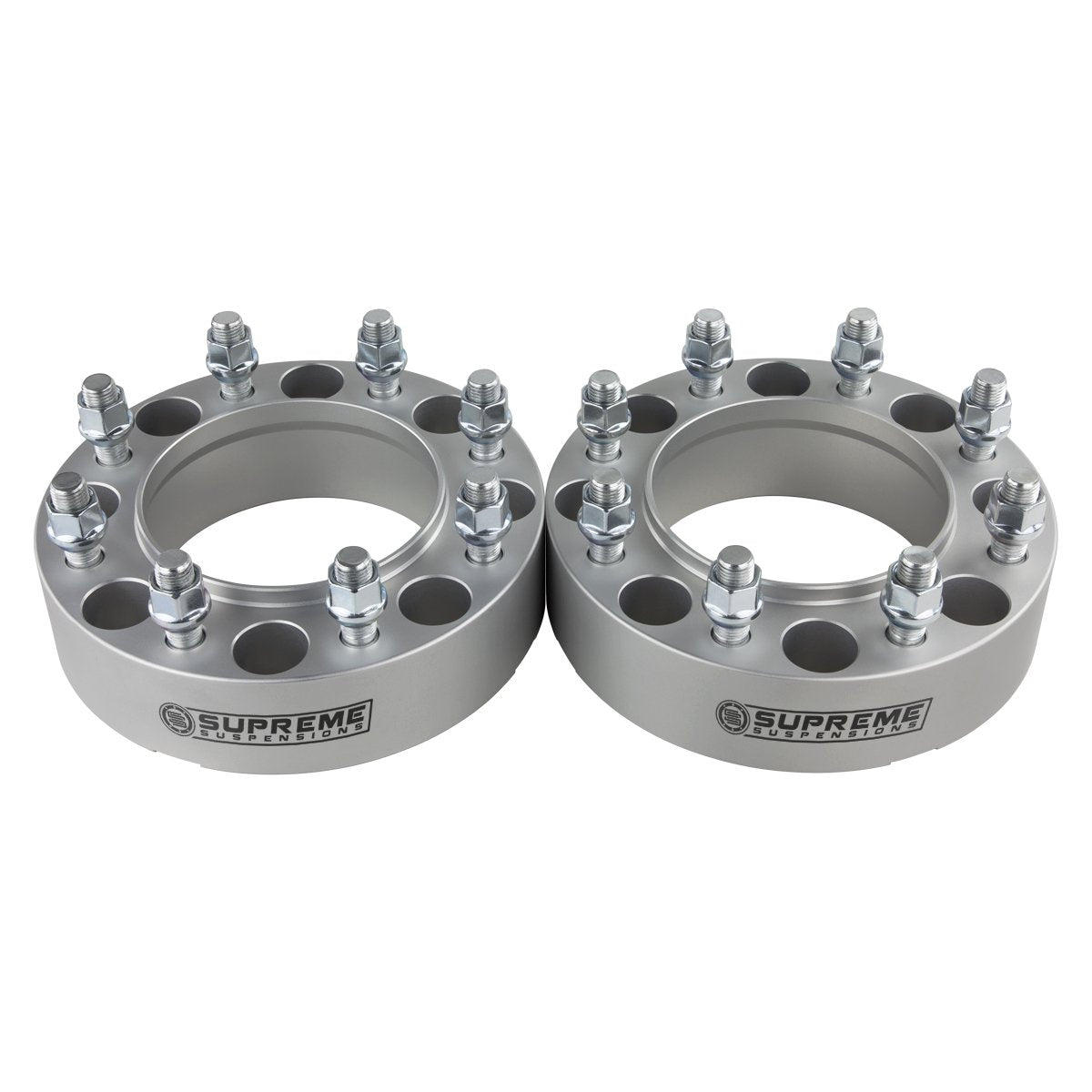 2003-2005 Ford Excursion Hub Centric Wheel Spacers 2WD 4WD Silver (x2) Piece 1.5" Spacer